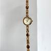 Watch Women'S Light Luxury Amber Stone Small Exquisite Fashion Temperament High Sense Chain Belt Niche Quartz Watch