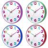 12 Zoll 30CM Leise Wanduhr, Kreativ und Modisch, Kinderzimmer Wohnzimmer Dreidimensionale Digitale Minimalistische Uhr