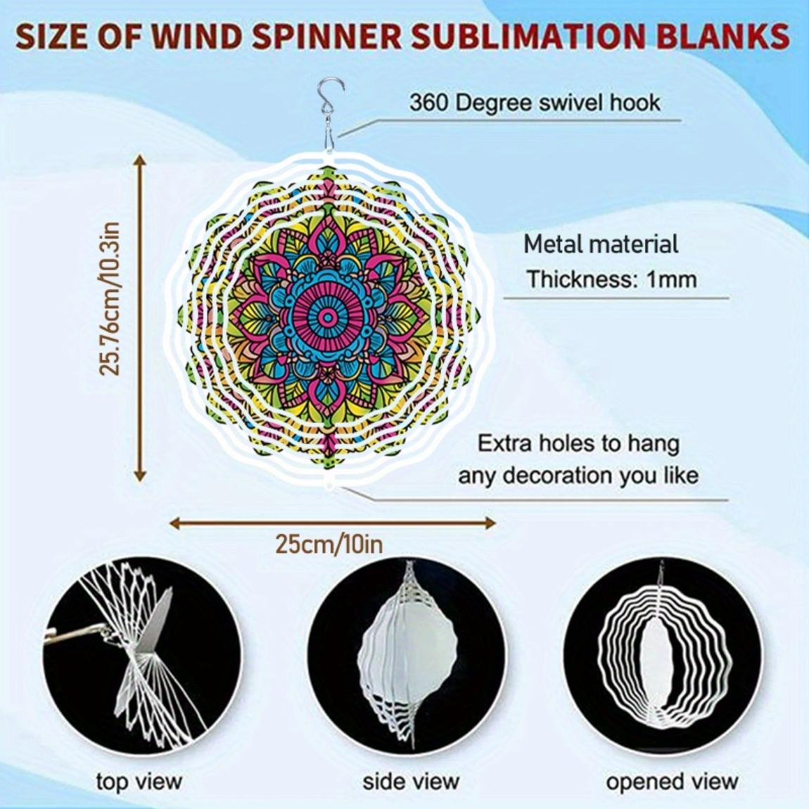 

3D Мандала Колокольчик Ветра Вращающееся Художественное Украшение для Сада Двора и Дома Наружный Подвесной Декор Внутреннее Пространство для Медитации