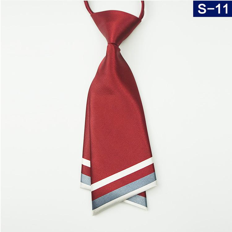 Abito 20Cm Cravatta Piccola Tinta Unita Doppio Strato Seta Imitata Corta Da Donna Cravatta Uniforme Scolastica Cravatta A Farfalla