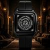 Arabic Numeral Watch 3ATM Waterproof Alloy Case Men's Quartz Wristwatch Silicone Strap Magnetic Buckle Men's Business Reloj