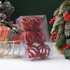 6pcs New Plastic Christmas Ball Pendant 6cm DIY Xmas Tree Ornament Reusable Christmas Supplies New Year