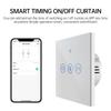Living Room Bedroom WiFi Smart Curtain Voice Control White Voice Assistant Compatible For Standard Curtain Motors