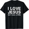 I Love Jesus T Shirt For Unisex Short Sleeved God Cross Religion Tshirt Church Christian Tshirt Fashion Street Tee Top Gift