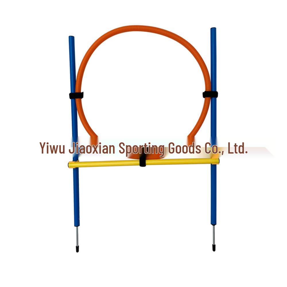 Dog Agility Training Set: Jump Bar, Hoop, Hurdles & Weave Poles