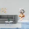 Wooden Bird Astronaut Wall Art Hanging Ornament Housewarming Gift Collectible Decorative Office