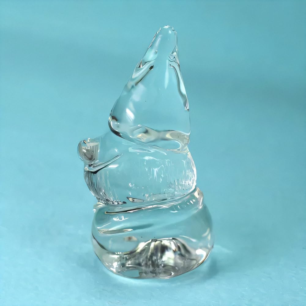 Four Cart Cute Handmade Glass Craft "Nisse, the Fairy that Brings Happiness" x 3-Piece Set