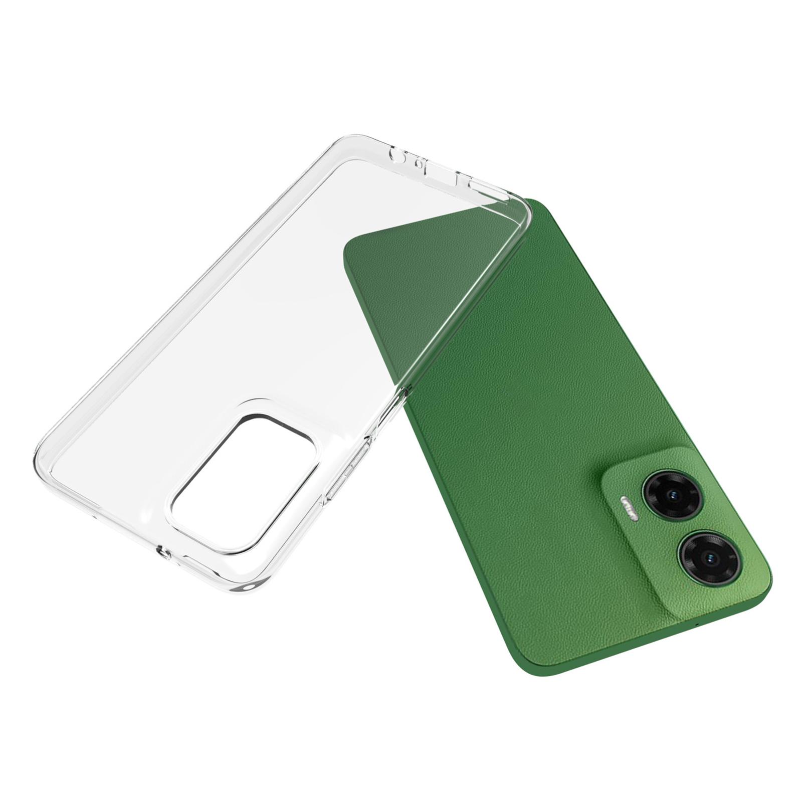 

For Motorola Moto G35 5G Clear Phone Case Watermark-Resistant TPU Back Cover A