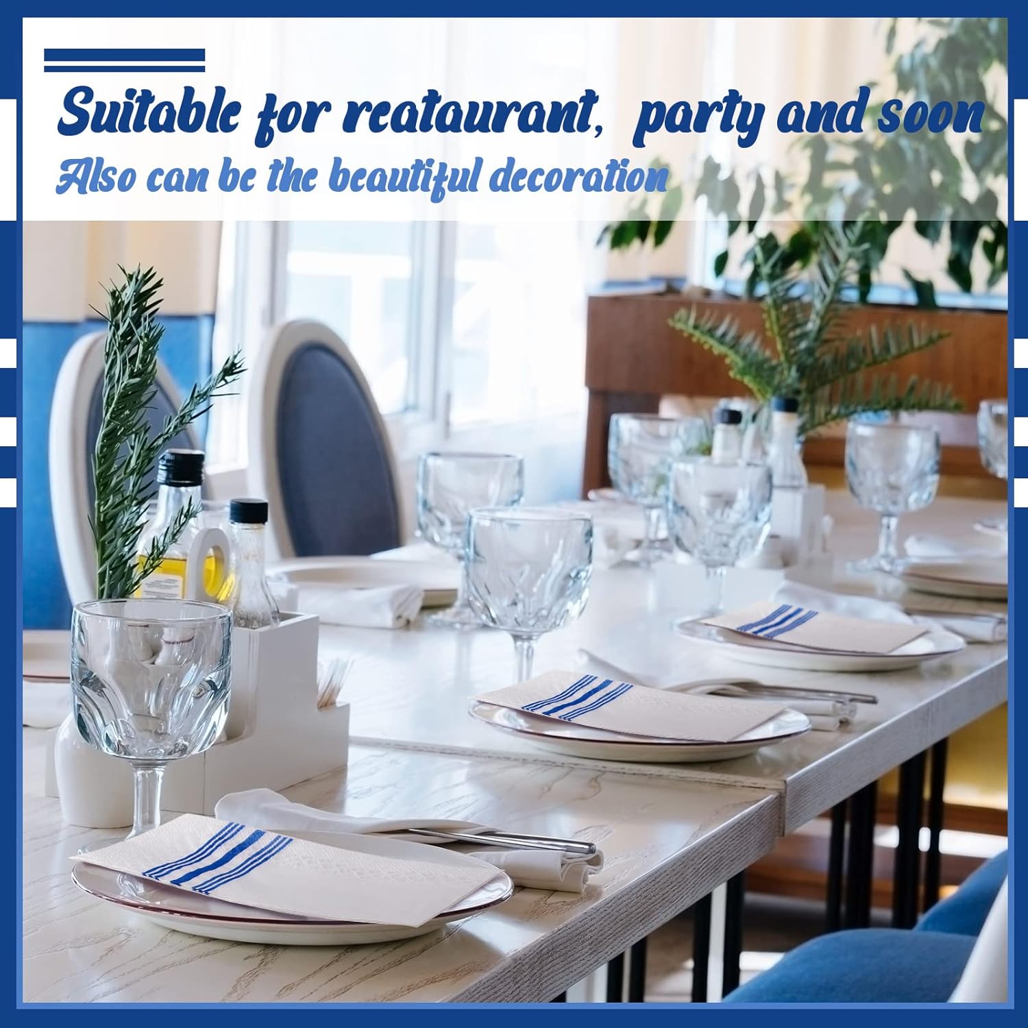 Jetec 200 Pack Guest Napkins Disposable Paper Hand Towels Bathroom Decorative Napkins Linen Feel Soft Absorbent Bulk Dinner Paper Towels for Kitchen