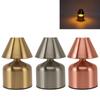 Touch Desktop Light 3 Color LED Hardware Acrylic Cordless Stepless Dimming Table Desktop Lamp 3W Space Saving for Restaurant