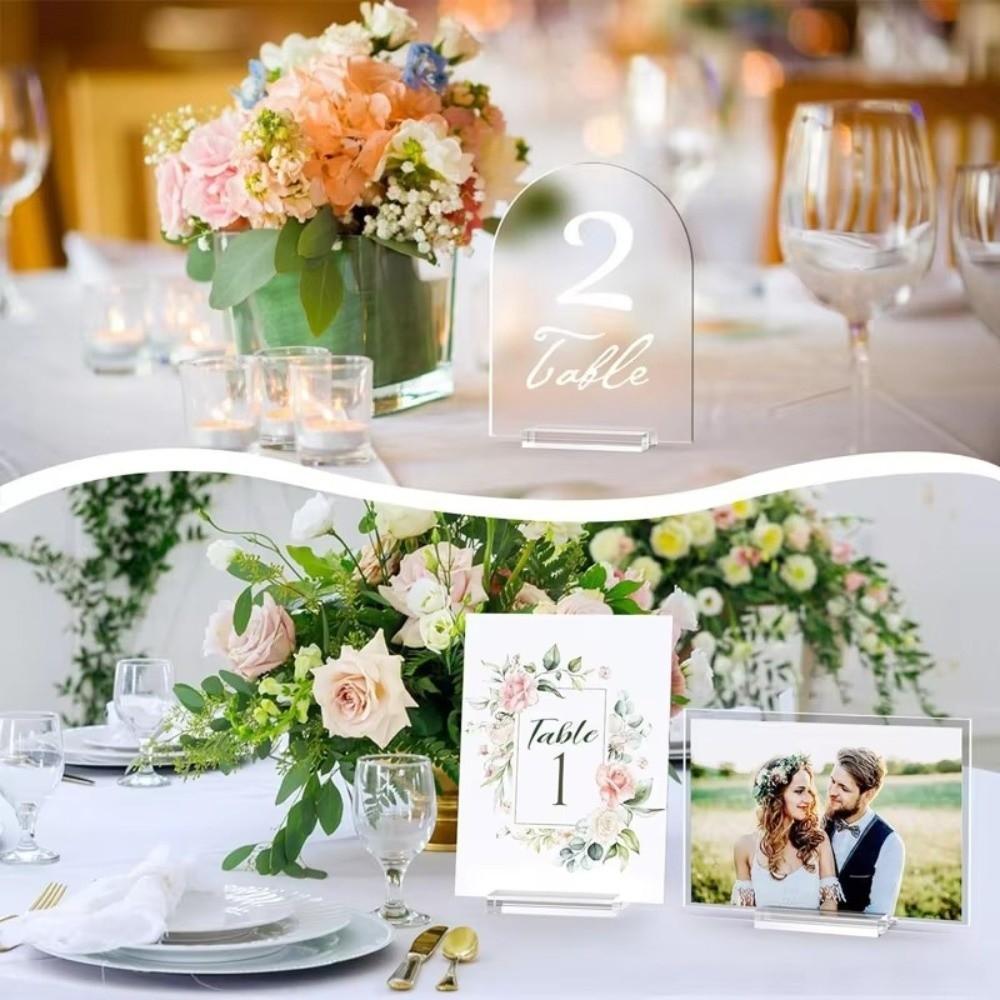 Arch Shape Arch Acrylic Sheet Blank Surface Wedding Sign Blank Clear Acrylic Sign Home Decor