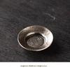 Round Antique Brass Tea Cup Mat Zen Style Lotus Pattern Alloy Heat Resistant Coaster for Tea Enthusiasts Home Decor