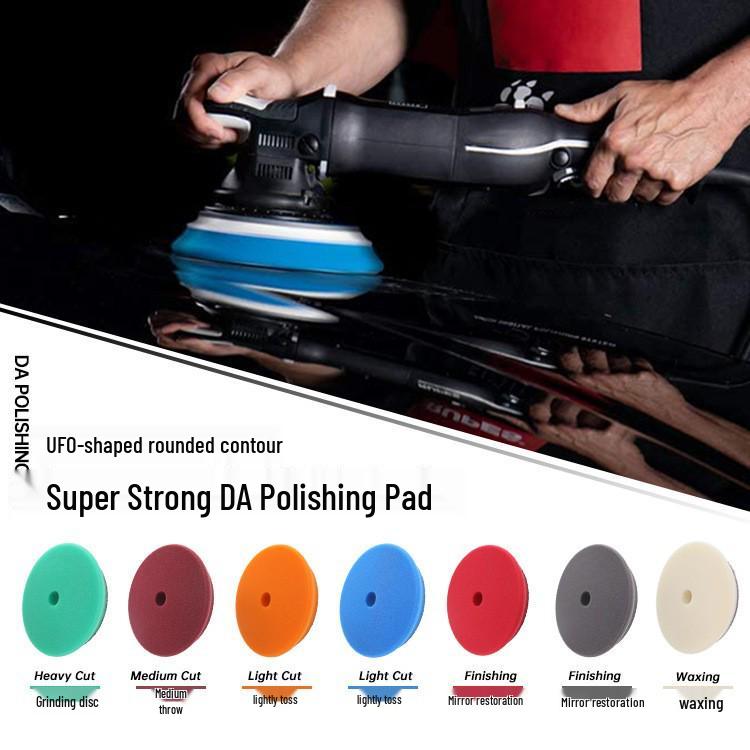 Sponge Polishing Pad: UFO Saucer for Car Scratch Repair and Mirror Finish Waxing