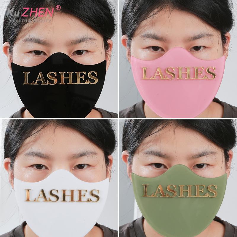 1*Professioneller Wimpernverlängerungsspiegel mit Griff für präzises Anbringen & Make-up-Salon-Dekoration Wimpernstylist Foto-Requisite