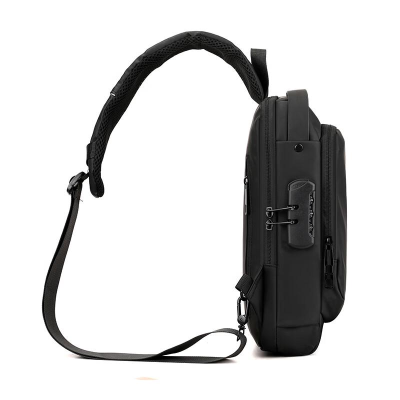 

Li Shen Motorcycle Style Charging Crossbody Bag