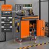 Compact Mobile Tool Cart: Multifunctional Storage Cabinet & Trolley for Workshop