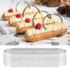3Pcs Wärme-Beständig Französisch Perforierte Torte Ring Form Oval Tartlet Formen Obst