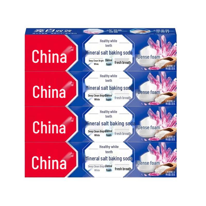

Zhonghua Sea Salt & Baking Soda Toothpaste, Bamboo Mint (4x90g)