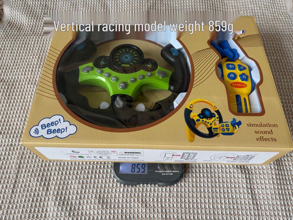 Douyin Children's Steering Wheel Toy for Rear Seat Learning and Play