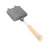 Sandwich Heißer Sandwichmaker Direkt Outdoor S'mores - Camping, Flamme, Grill, BBQ, (Silber)