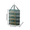 Fishing Drying Net Large Capacity Dryer Foldable Lightweight Multifunction Hanging Mesh Net for Tea Spices Fruits Tableware Meat