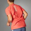 Adidas Boston Marathon 2024 Own The Run Tee Three Stripe Logo Print Crew Neck Short Sleeve T-Shirt Men Tops Red IS9544