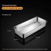 Stainless Steel Rectangular Serving Tray