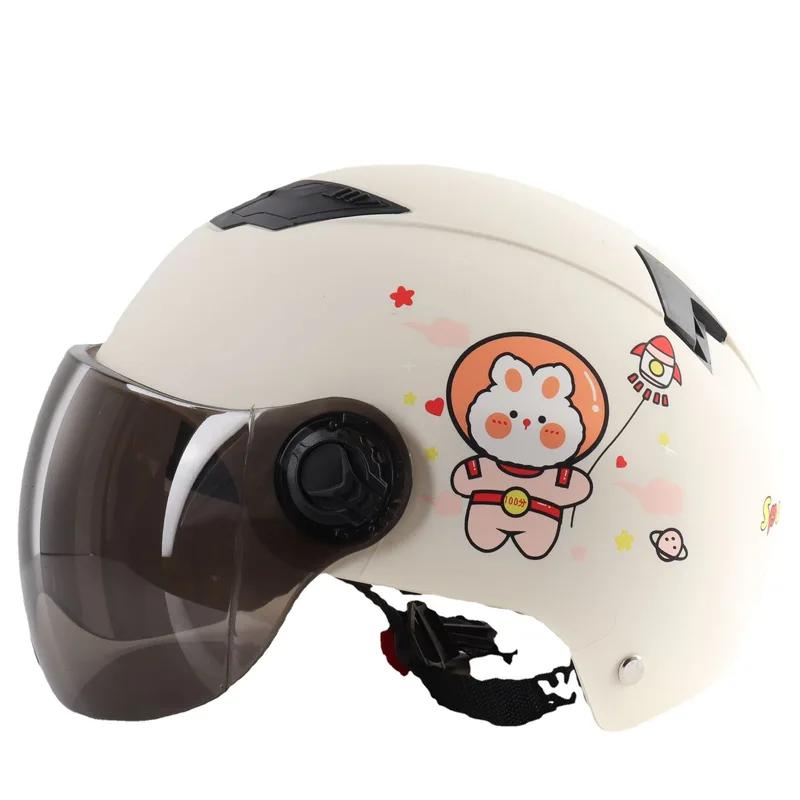 Child Kids Safty Protection Bike Helmets Cute Cartoon Lovely Skating Cycling Riding Bicycle Helmets Four Seasons Unisex Helmet