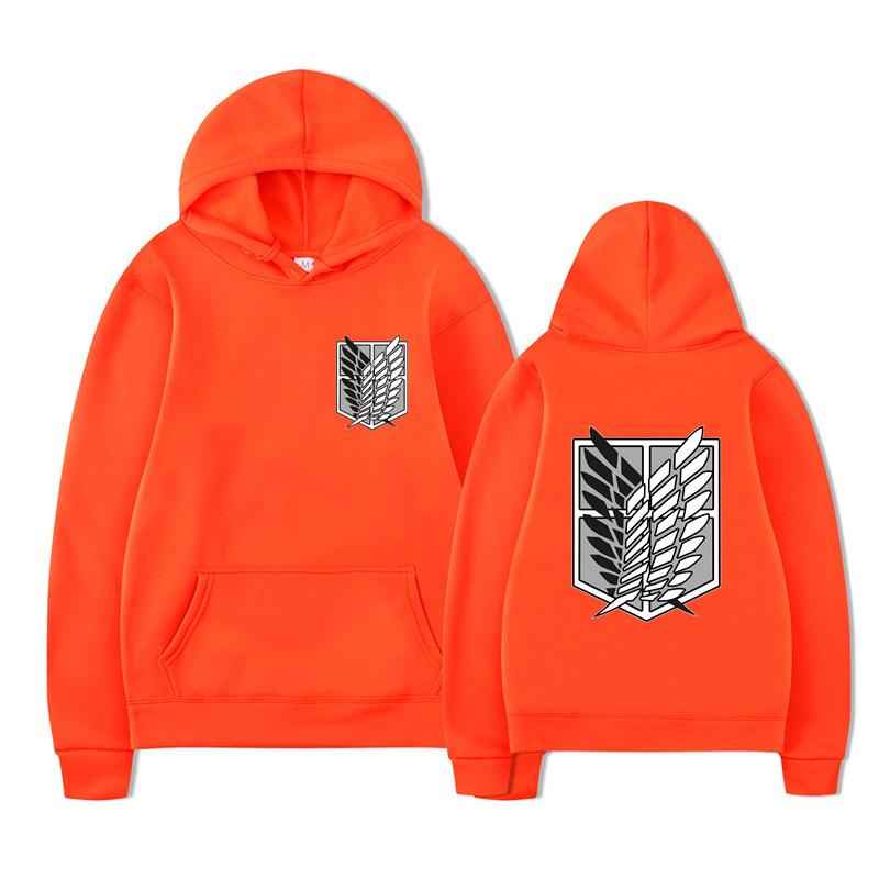 Attack on Titan Survey Corps Men's Hoodies Boys Harajuku Girls Pullover Fancy Music Gift Loose Comfortable Sweatshirt