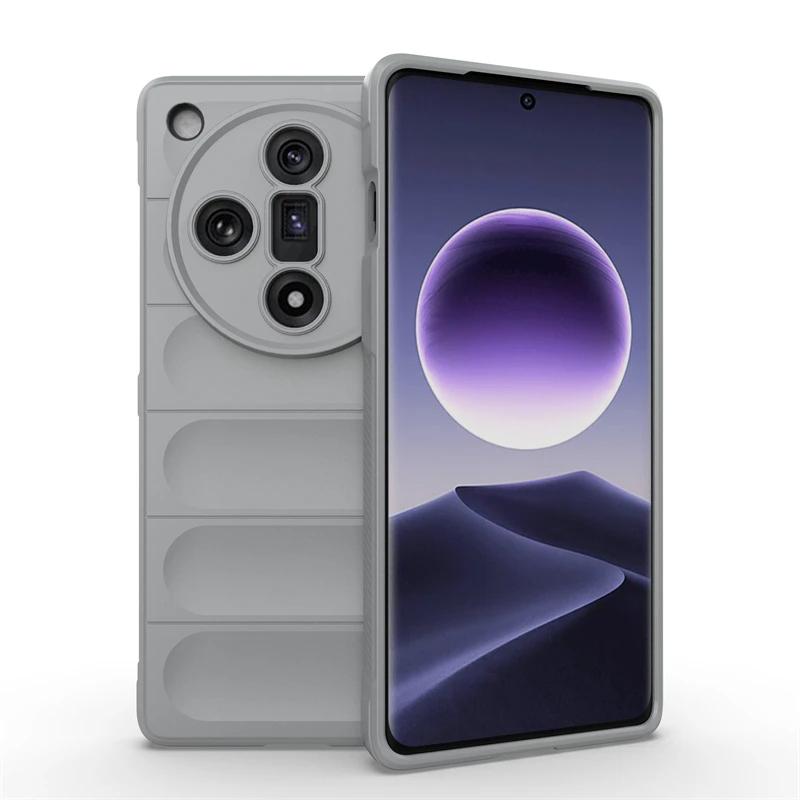 Pro OPPO Find X7 Ultra 5G Zadní kryt pouzdro Měkký silikon Proti pádu Nárazuvzdorný Telefon Funda Coque Pouzdra