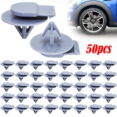Oto Tekerlek Davlumbazı Kaplama Paneli Klipsleri Bağlantı Elemanı BMW Mini R50 R52 R53 R55 R56 R57 One Cooper S D Cabrio Roadster için Araba Perçinleri