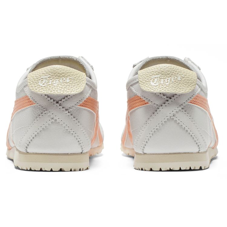 ONITSUKA TIGER Повседневные Удобные Кожаные Противоскользящие Прочные Легкие Кроссовки с Низким Верхом для Бега Женские кроссовки Белые Оранжевые 1182A078-021