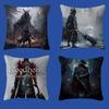 Anime Bloodborne Stitch Lucky Dragon Pillow Cover Sofa Cushion Cover Home Room Decoration Children Gift