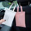 Car Tissue Holder for Visor Hanging Napkin Dispenser with Woven Pattern Universal Armrest Tissue Case for Vehicle Interior