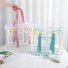 Cosmetic Bag Pvc Transparent Handbag Large Capacity Beach Tote Bag  Outdoor