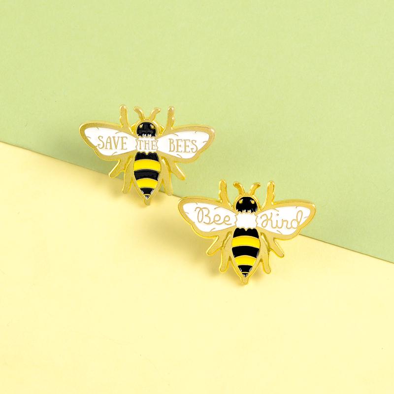 Bee Kind Save The Bees Inspirational Pins Collections Motivational ...