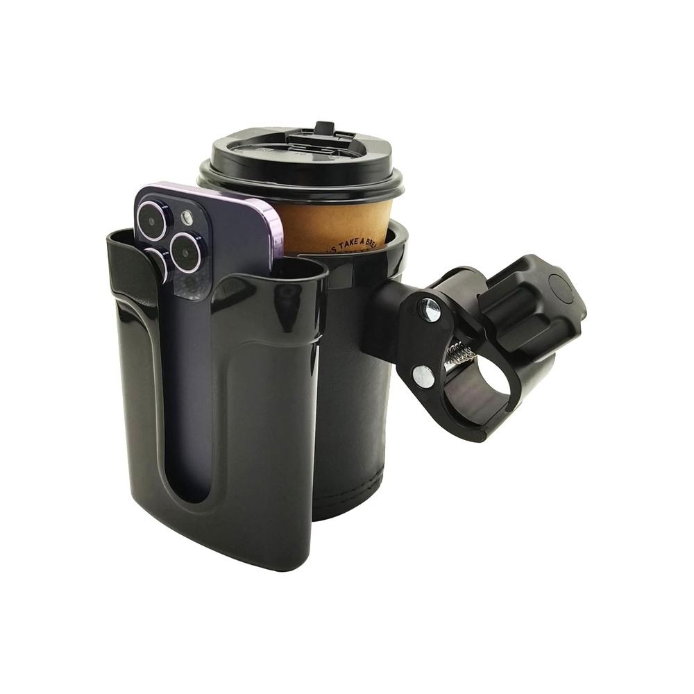

Bike Water Bottle Holder Handlebar Bike Cup Holder with Phone Keys Holder