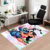 Stitch Printed Carpet, for Office Chair Living Room Bedroom Kitchen Room Decor Gifts.