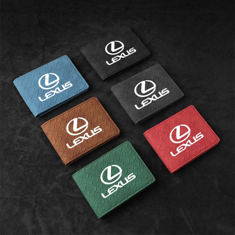 Car Driver License Wallet ID Credit Card Holder For Lexus RX300 IS200 IS250 ES350 Ct200h UX250h NX300h RX350 ES300h RX400h NX GS