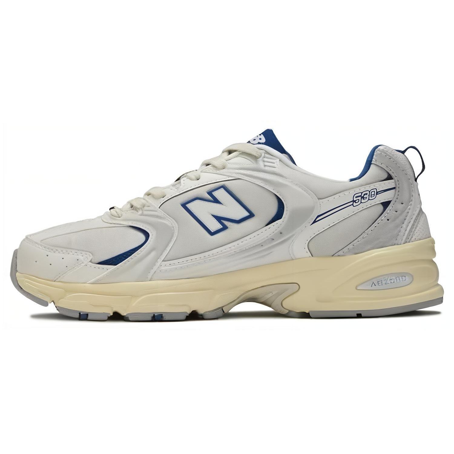 

New Balance 530 Бело-синие кроссовки унисекс MR530AM 37