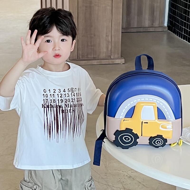 Cute Car Hard Shell Mini Backpack for Toddlers Toddler