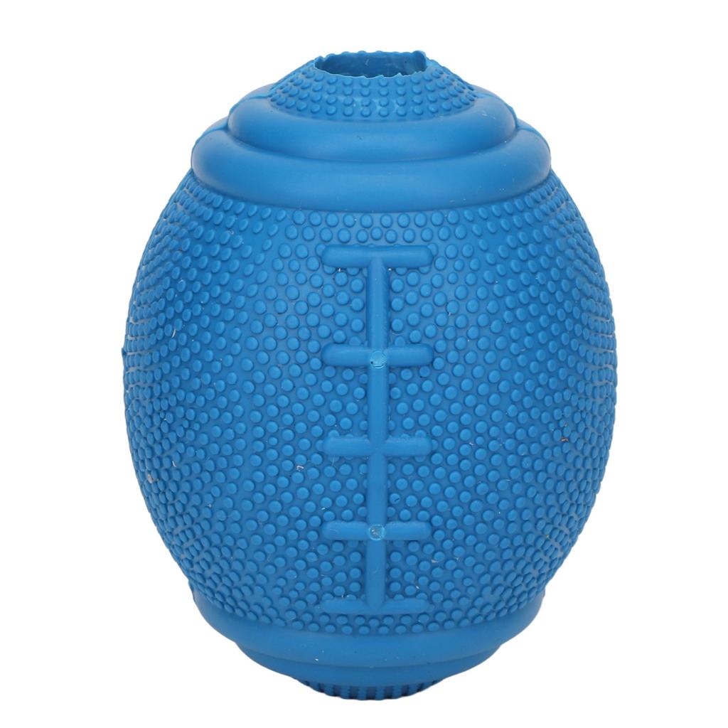 Dog Rugby Toy Rubber Bite Resistant Teeth Grinding Reduce Boredom Interactive Pet Chew Toy Balls for Dogs Puppy