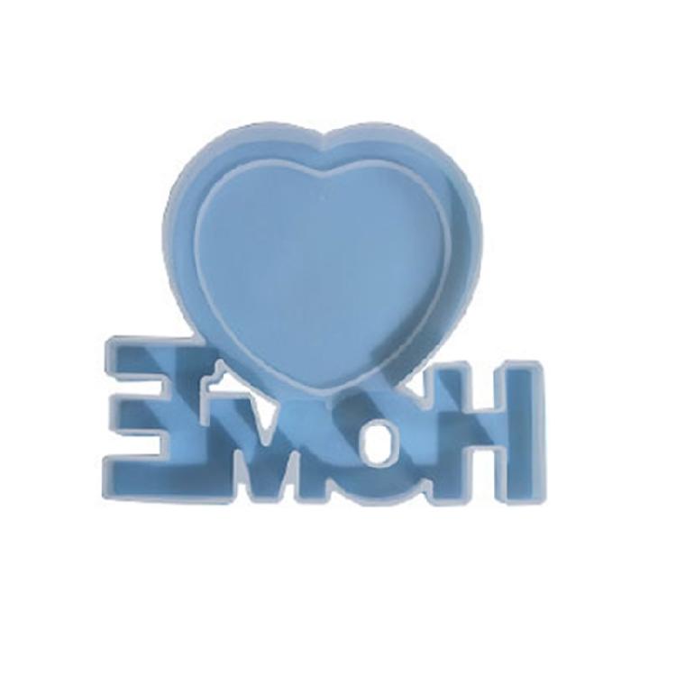 Photo Frame Epoxy Resin Mold Love Home Family Silicone Molds Tabletop Decoration