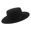 Retro Winter Autumn Women Felt Fedora Hats Belt Buckle Decorated Ladies Boater Hat Flat Brim Church Hats Women Elegant2023