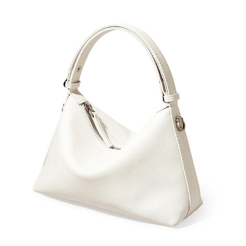 Genuine Leather Underarm Bag Personalized Bag Fashion Simple Style Commuting Shoulder Bag