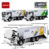 Model Alloy Children Truck Toy With Doors And Inertia Control For Decor Playroom