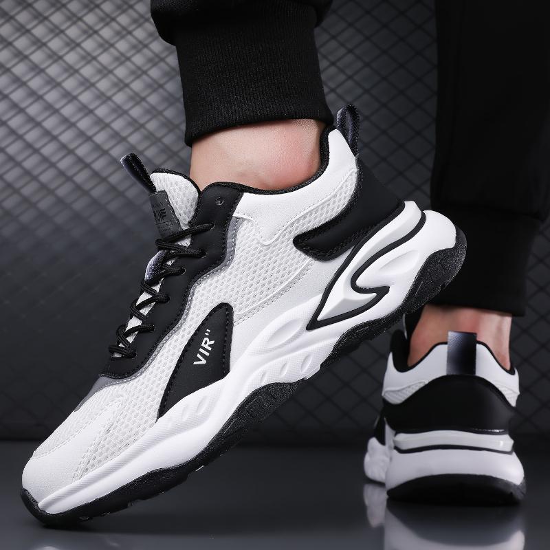 Autumn Spring Running Men Loafer Shoes Blue Tennis Sports Lightweight  Rebound  Breathable  Odorous  Durable Sports Shoes