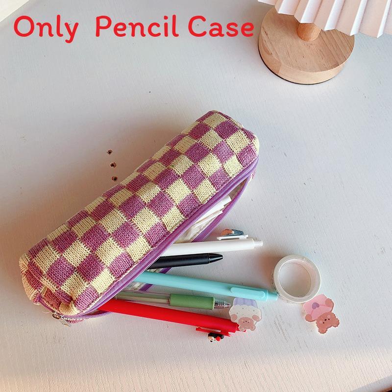 Canvas Pen Case For Students With High Capacity And Stylish Design For Middle School And High School Use