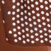 Autumn Winter Women's Half Turtleneck Knit Dress Slim Fit Polka Dot Print  Pullover Long Sweater Dress