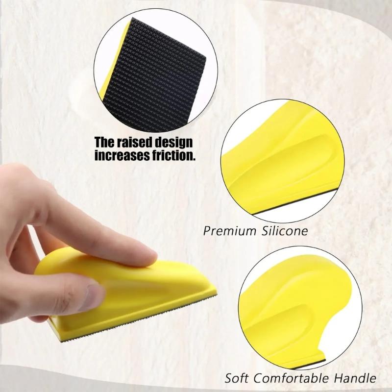 Mini Sander for Small Projects Mini Detail Handle Sanding Tool 90 Sheet Sandpaper for Handicrafts Polishing Sanding